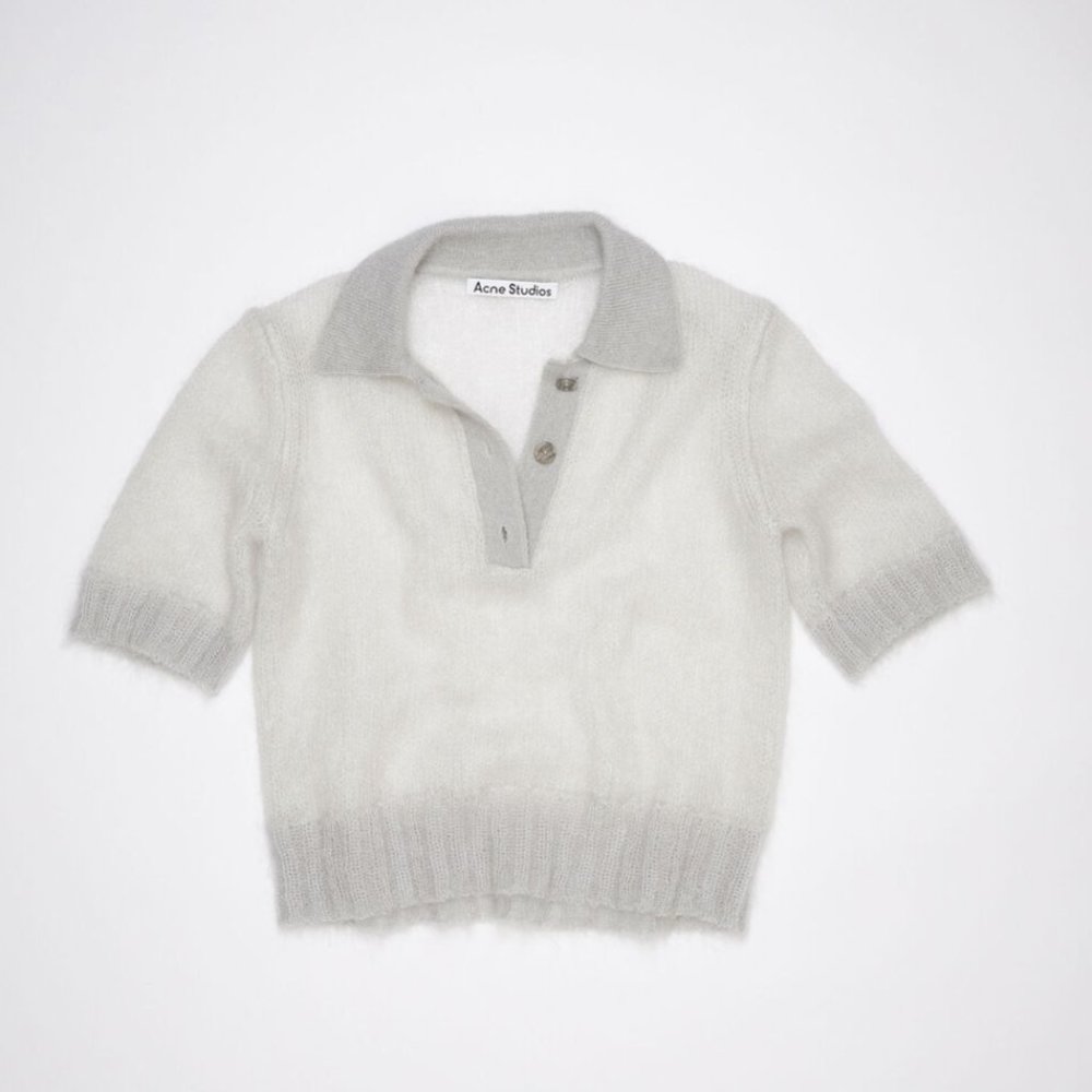 Acne Studios MOHAIR POLO SHIRT